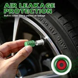 12 Piece Tire Valve Stem Caps, Green, view 4