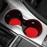 4 Piece Cup Coaster, Red, view 4