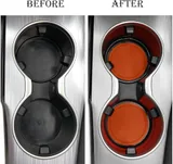 4 Piece Cup Coaster, Orange, view 6