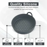 4 Piece Cup Holder Coaster, Grey, view 6