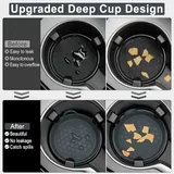 4 Piece Cup Holder Coaster, Grey, view 2