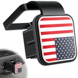 2 Inch Flag Tow Hitch Covers, view 1