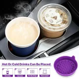 4 Piece Cup Holder Coaster, Purple, view 3
