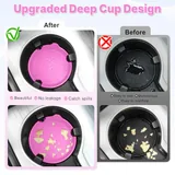 4 Piece Cup Holder Coaster, Pink, view 2