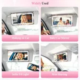 Sun Visor Vanity Mirror, Pink, view 6