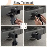2 Piece 2 Inch Flag Tow Hitch Covers, view 4