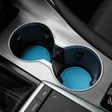 4 Piece Cup Coaster, Blue, view 4