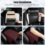 Center Console Arm Rest Cover, Red, view 5
