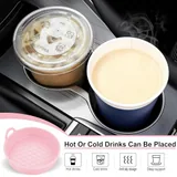 4 Piece Cup Holder Coaster, Pink, view 3
