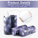 4 Piece Tissue Holder, Purple, view 3