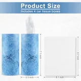 4 Piece Tissue Holder, Blue, view 2