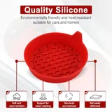 4 Piece Cup Holder Coaster, Red, view 6