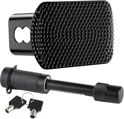Bling Heavy American Flag Metal Trailer, Black
