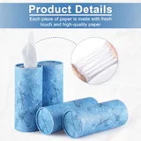 4 Piece Tissue Holder, Blue, view 3
