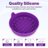 4 Piece Cup Holder Coaster, Purple, view 6