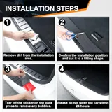 Rear Bumper Protector, Black, view 4