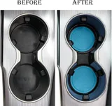 4 Piece Cup Coaster, Blue, view 6