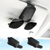 2 Piece Sunglasses Holder, Black, view 1