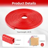 49Ft (15M) Door Edge Guard, Red, view 2