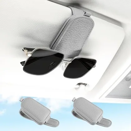 2 Piece Sunglasses Holder, Grey