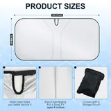 300T Windshield Sun Shade, White, view 2