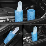 4 Piece Tissue Holder, Blue, view 5