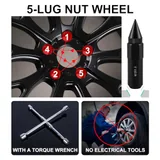 20 Piece M14X1.5 Wheel Lug Nuts, Black, view 5