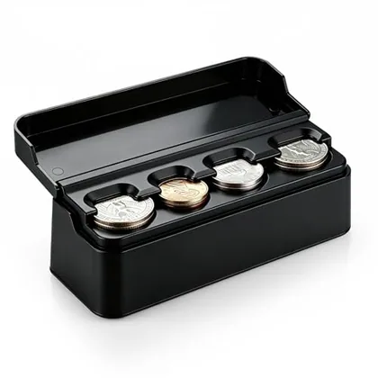 Coin Holder, Black