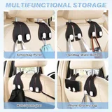 2 Piece Purse Holder Hook, Black, view 6