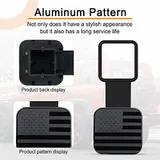 2 Piece 2 Inch Flag Tow Hitch Covers, view 3