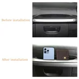 Passenger Storage Tray Organizer Grab Handle, Black, view 5