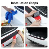 Rear Bumper Protector, Black, view 4