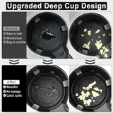 4 Piece Cup Holder Coaster, Black, view 2