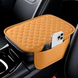 Center Console Arm Rest Cover, Orange, view 1