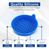 4 Piece Cup Holder Coaster, Blue, view 6