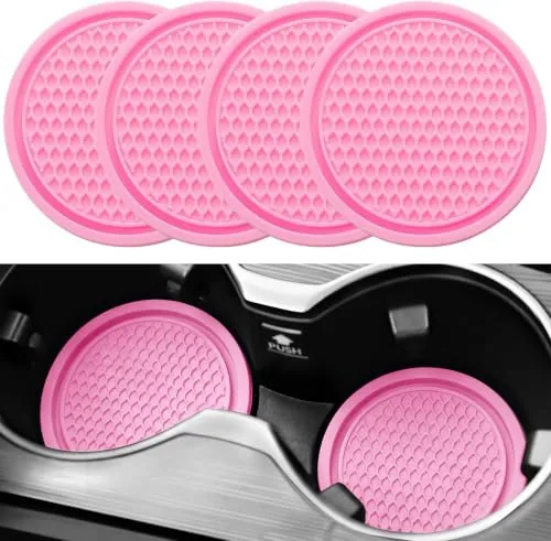 4 Piece Cup Coaster, Pink
