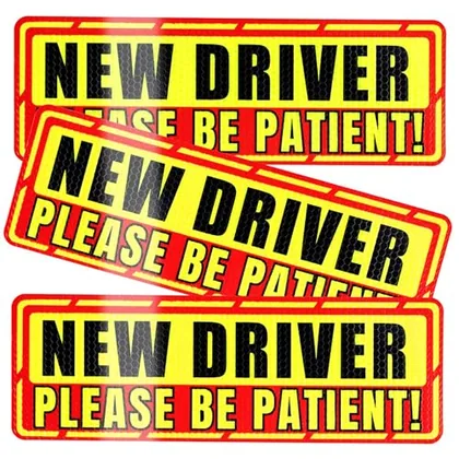 3 Piece New Driver Magnet, Red