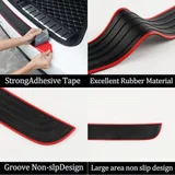 Rear Bumper Protector, Black, view 3