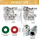 Battery Terminal Connector, Silver, view 2