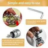 Battery Terminal Connector, Silver, view 4