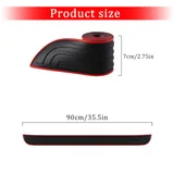 Rear Bumper Protector, Black, view 2