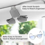 2 Piece Sunglasses Holder, Grey, view 6