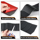 Rear Bumper Protector, Black, view 3