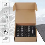 20 Piece M12x1.5 Wheel Lug Nuts, Black, view 5