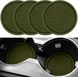 4 Piece Cup Coaster, Green, view 1