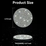 4 Piece Bling Cup Holder Coasters, view 2