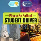 3 Piece Student Driver Magnet, Black, view 5