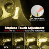 2 Piece USB Lights, Yellow, view 4