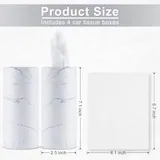 4 Piece Tissue Holder, White, view 2