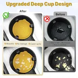 4 Piece Cup Holder Coaster, Yellow, view 2